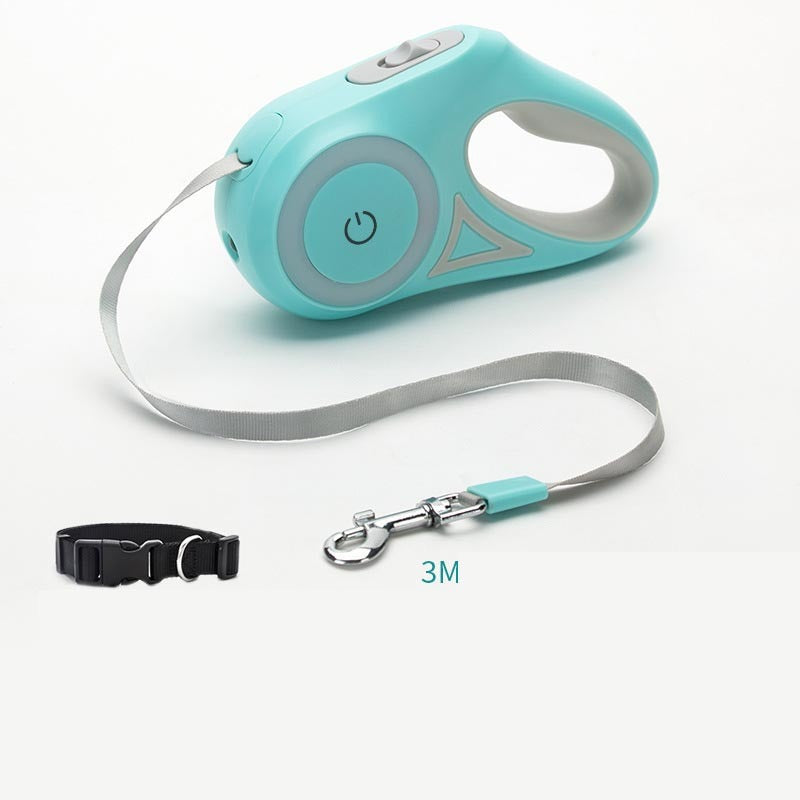 Retractable Dog Leash with LED Collar - Elixy Market